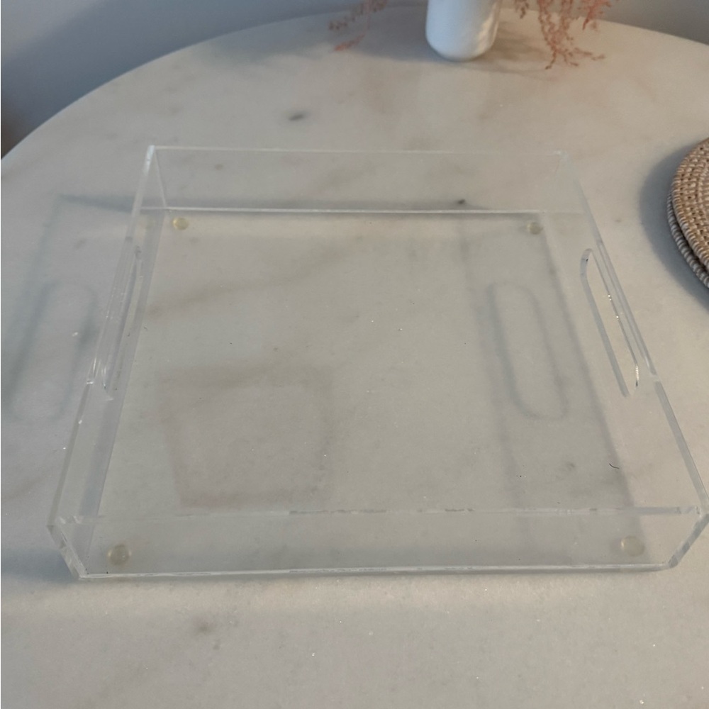 Clear Acrylic Serving Tray